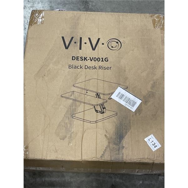VIVO BLACK DESK RISER