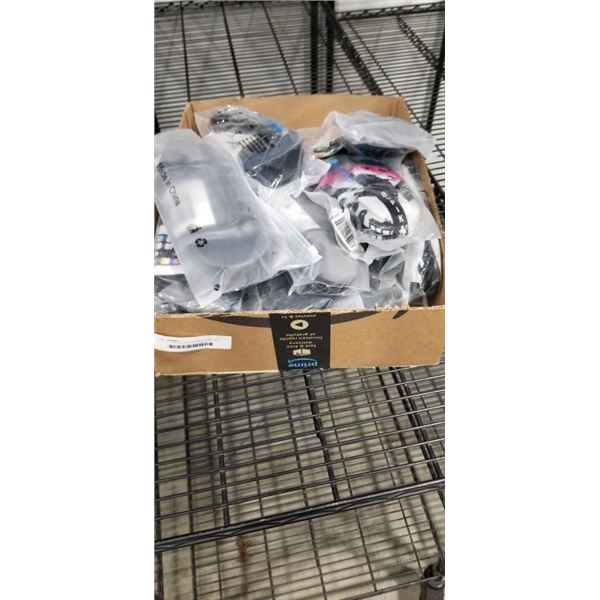 LOT OF VARIOUS WATER SHOES AND WET BAGS