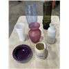 Image 1 : LOT OF VINTAGE VASES, PRINCE GEORGE MUG, AND OVEN SAFE BAKING DISH