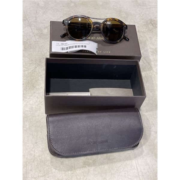 GIORGIO ARMANI WOMENS SUNGLASSES W/ CASE AND BOX