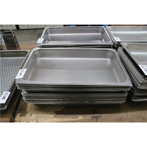 12-Full Size by 2"  Insert Pans - 12 X $