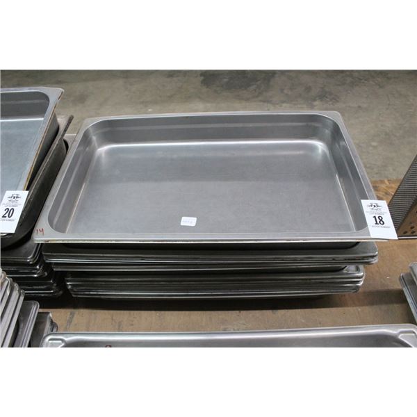 14-Full Size by 2"  Insert Pans - 14 X $