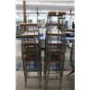 Image 1 : 11-Oak w/Metal Base Stools - 11 X $