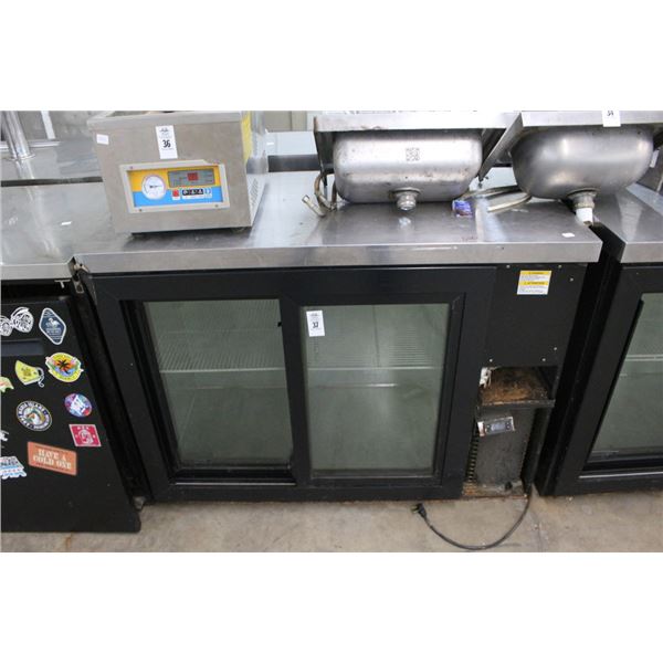 Beverage  Air 4' Ref. Slide Door Bottle Merchandiser