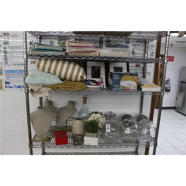 Lot of Décor and Lidded Canisters