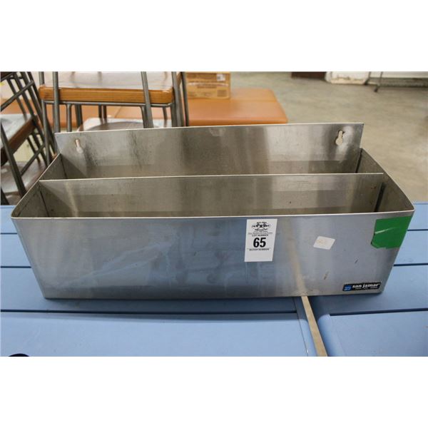 San Jamar S/S Double Speed Rail