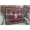 Image 1 : FSU  # 5  Framed Jersey