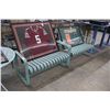 Image 1 : 2-Painted Alum. Benches - 2 X $