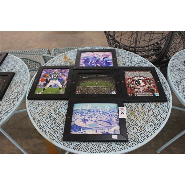 5-Dan Marino, Gators, Seminoles, Orange Bowl Framed Photo - 5 X $