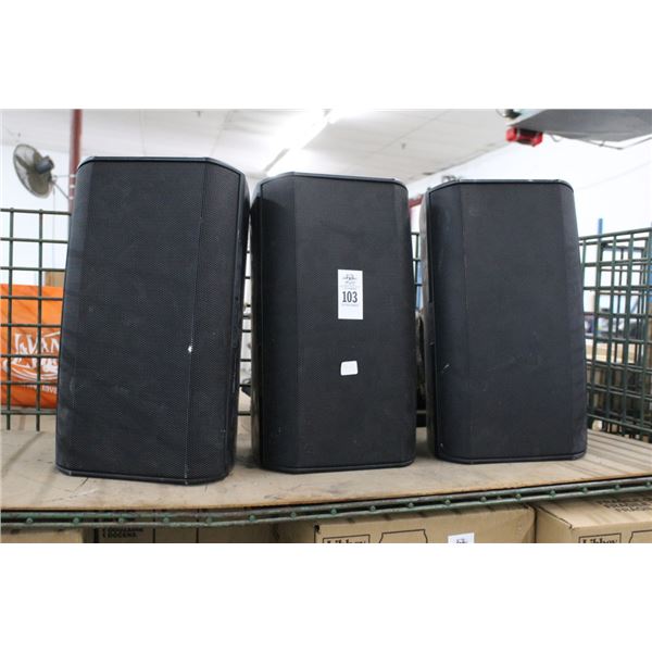 3-QSC Speakers - 3 X $