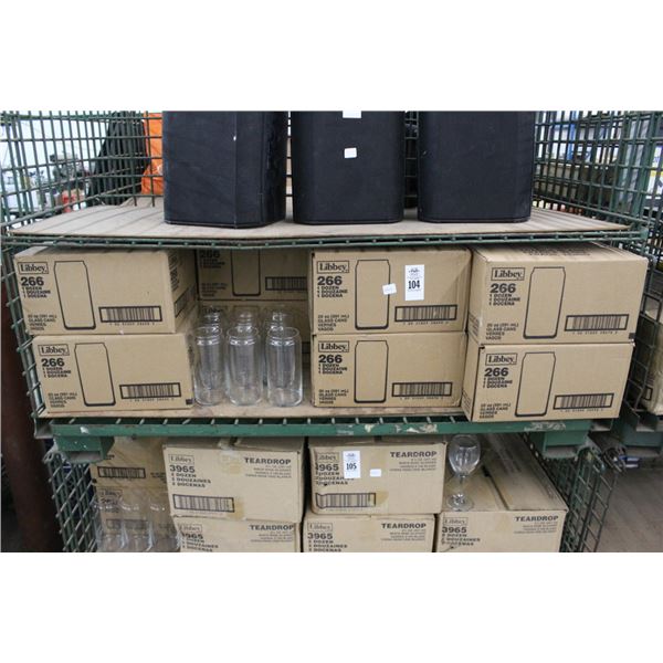 17-Libbey Case of Glass Cans - 17 X $