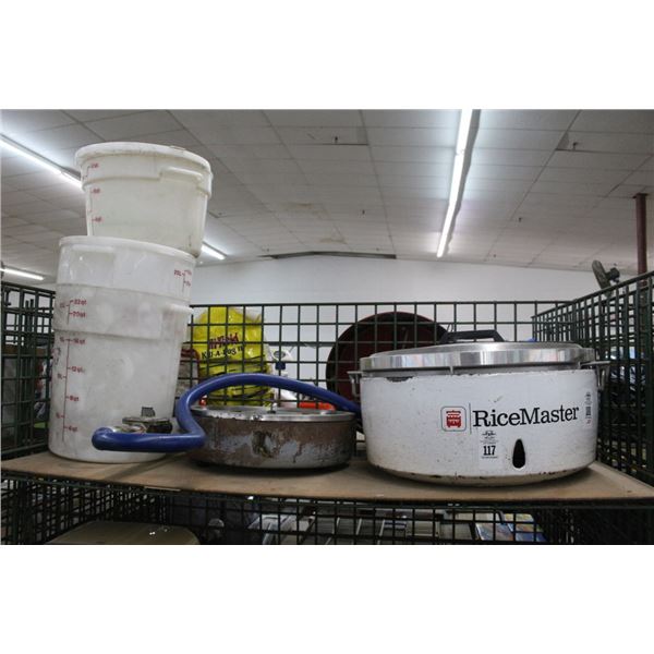 Rice Cooker, Measuring Bins