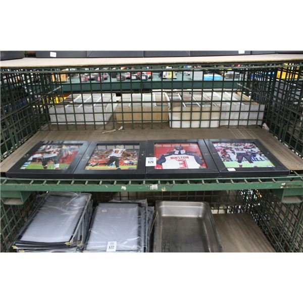 4-TB Bucs Player Framed Photo - 4 X $