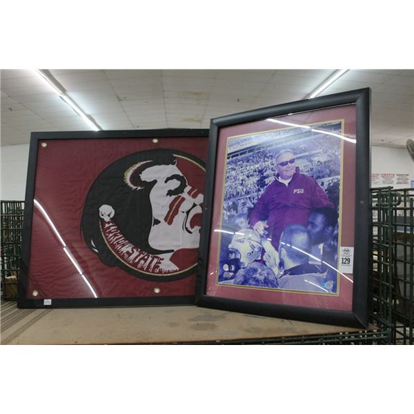 2-FSU Framed Photo, Banner - 2 X $