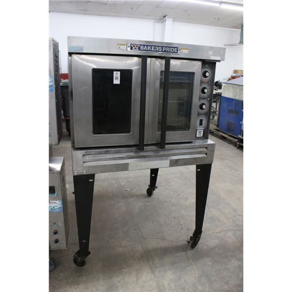 Bakers Pride Gas Convection Oven w/Stand