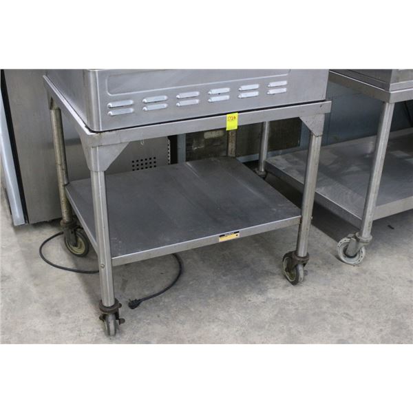 S/S  3' Rolling Equip. Stand