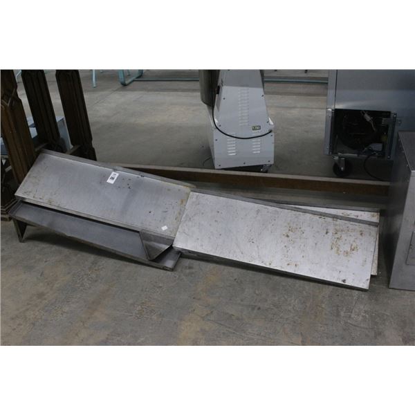 4-S/S  3'  Overshelf - 4 X $