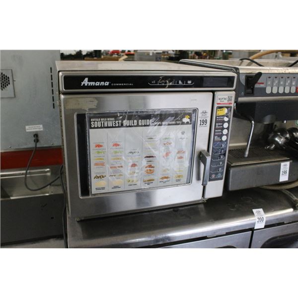 Amana Commercial S/S  M/W Oven