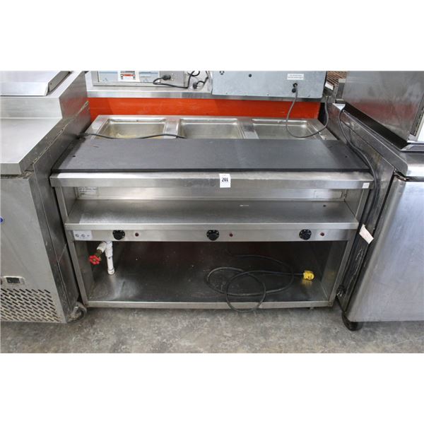 Randell S/S  3 Comp Electric Steam Table