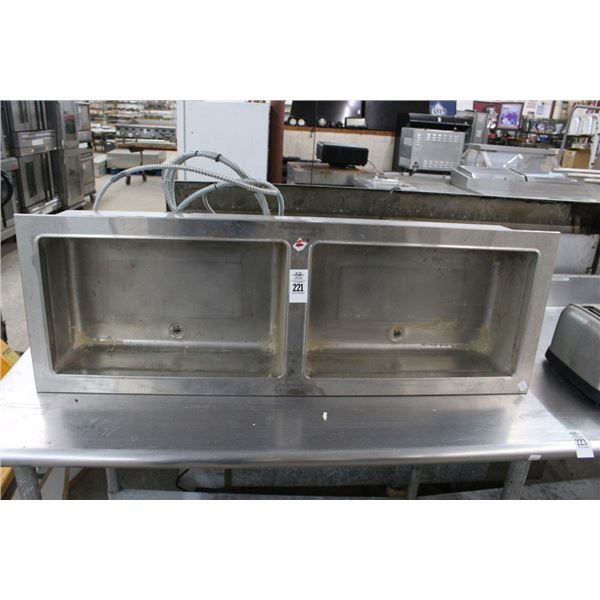 2 Comp Drop In Steam Table