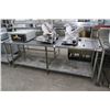 Image 1 : S/S  8' Table w/Lip/Undershelf