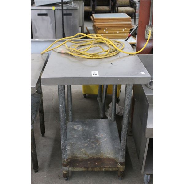 S/S  2'  Equip. Stand w/Undershelf