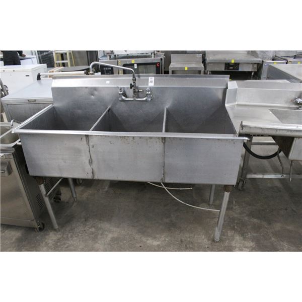 S/S   3 Comp Sink - 5'