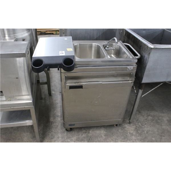 S/S Portable Sink w/Speed Rail