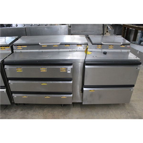 Inspire 6'  4 Drawer Ref. Pizza Prep  (35 Degrees)