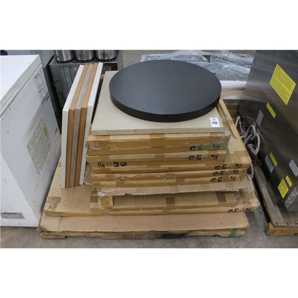 17- 2 Top Table Top On Pallet - 17 X $