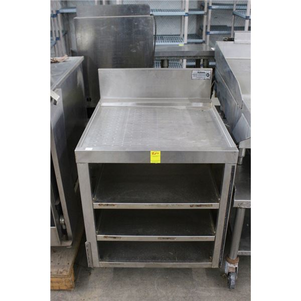 Krowne  2'  S/S Backbar Drain Table