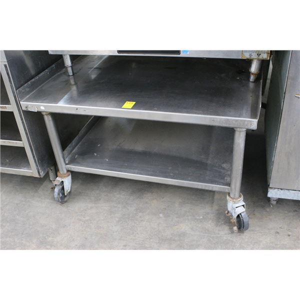 S/S  3' Rolling Equip. Stand