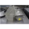 Image 1 : 1/3 Size Cambro, S/S Insert Pans - 5
