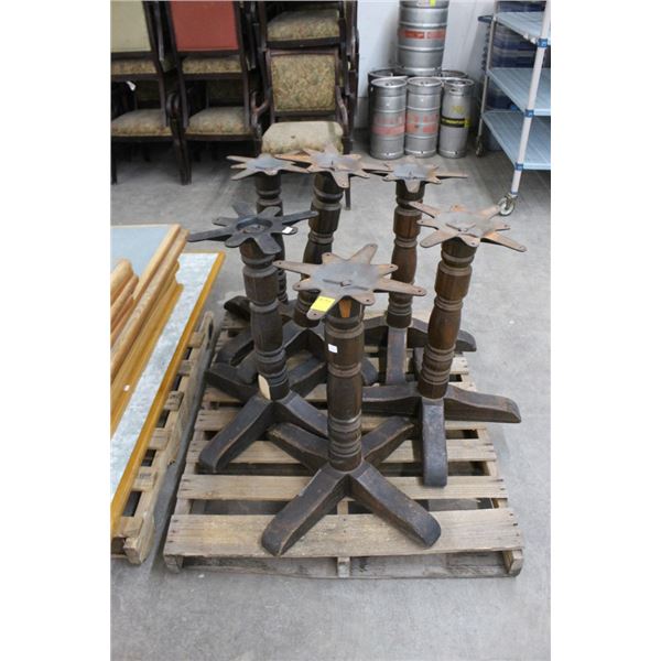 Wood Table Bases - 6