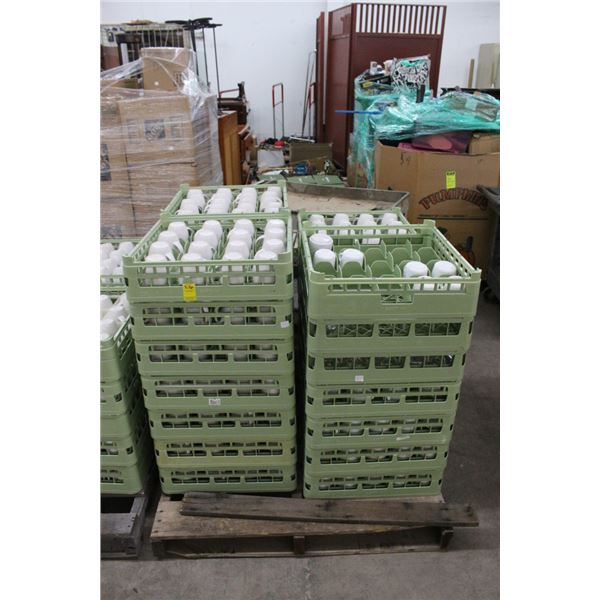 Pallet w/Coffee Mugs/Glassware