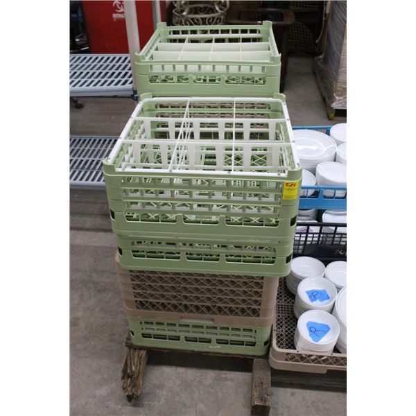 Lot of Glass Caddies