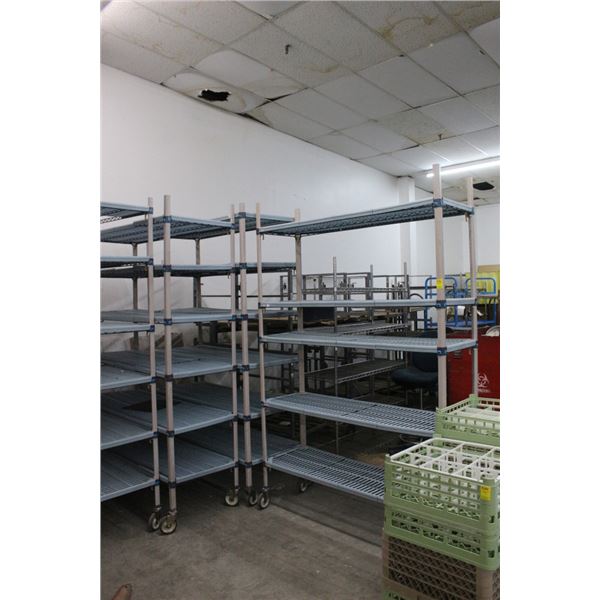 3-Metro Max  5'  Rolling Rack - 3 X $