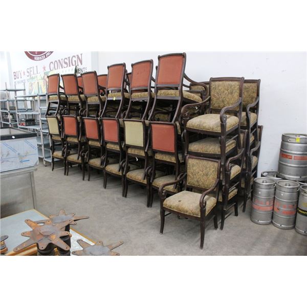 68-Padded Mahogany Armchair - 68 X $