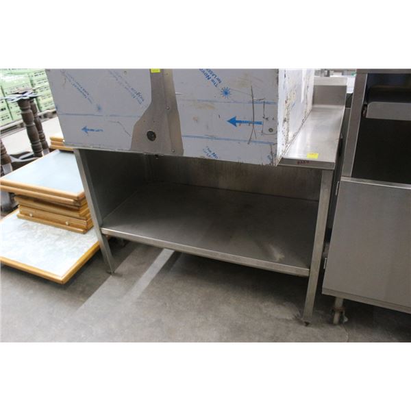 4'  S/S Table w/Undershelf