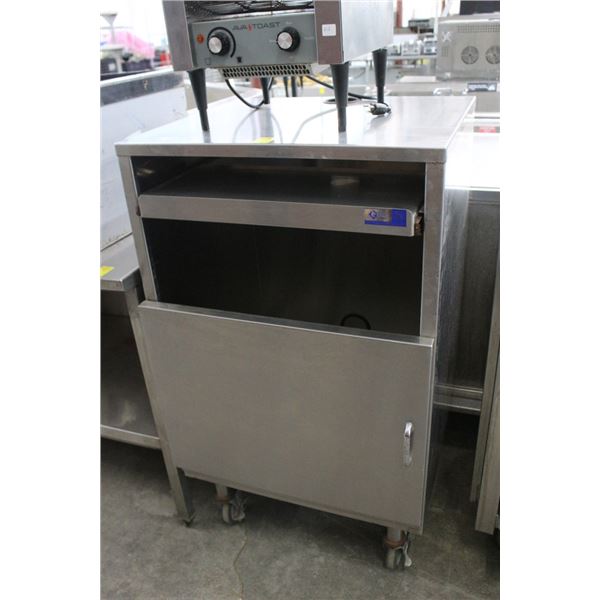 S/S Rolling Cabinet