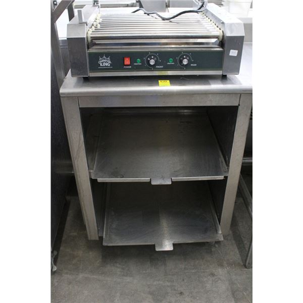 S/S  2'  Rolling Cabinet w/Storage