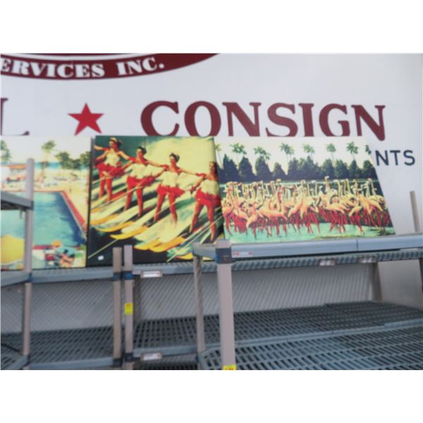 3-Florida Wall Art - 3 X $