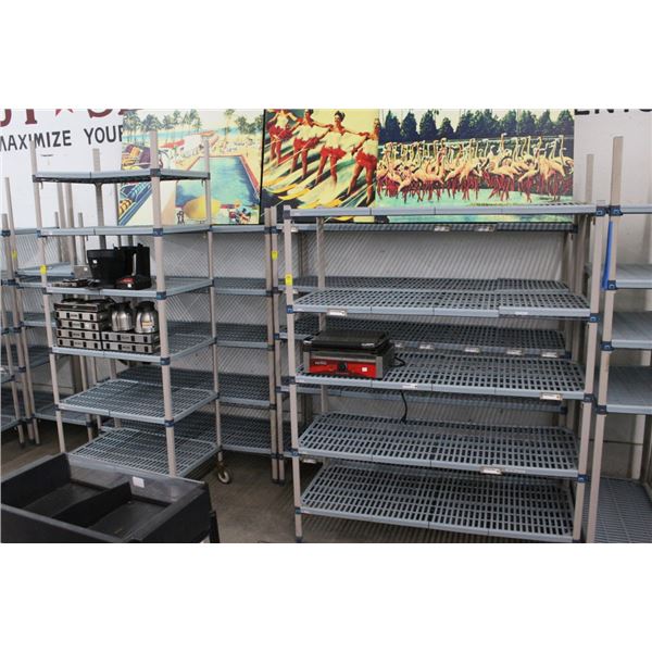 2-Metro Max 5 Shelf Racks - 2 X $