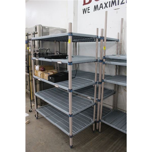 2-Metro Max 5 Shelf Rack - 2 X $