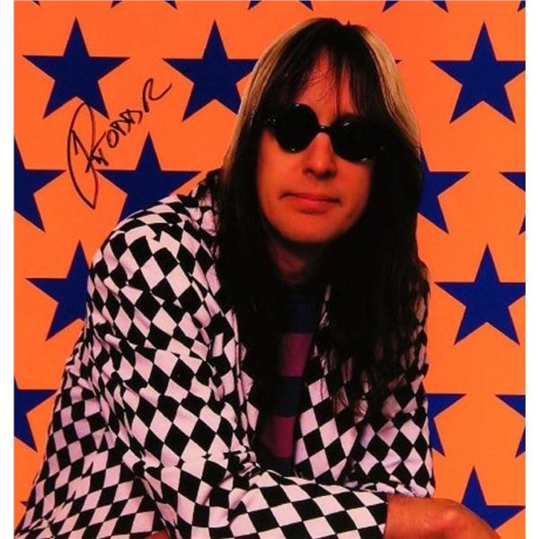 Todd Rundgren signed promo photo