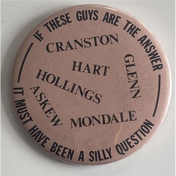 1984 Campaign pin