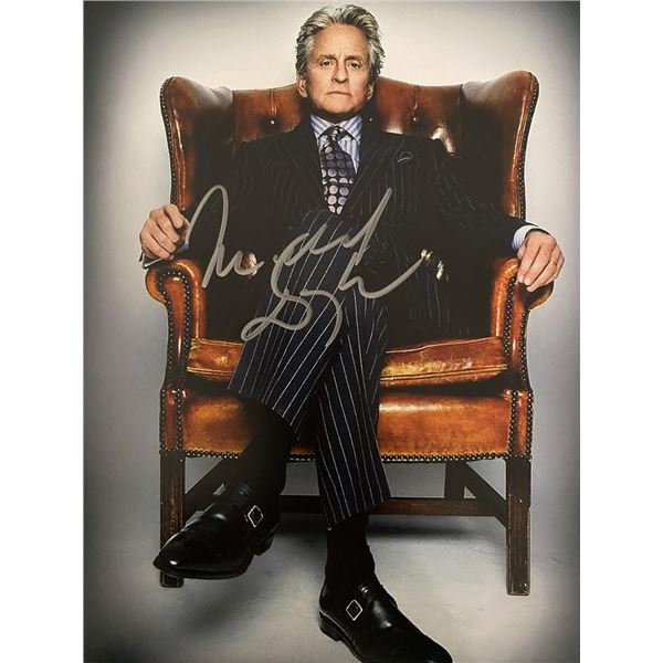 Wall Street Michael Douglas signed photo
