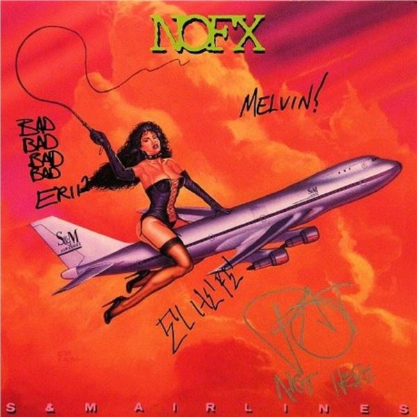 NOFX signed S & M Airlines album
