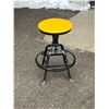 Image 1 : AS IS Vintage Stool (Height adjust not working, see all photos) 13" seat 23" tall as pictured