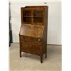 Image 1 : Antique Quarter Sawn Oak Secretary Desk & Bookcase - Approx: 30.5 x 16.25" & 64"T